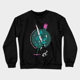 Rose and Dagger Design Crewneck Sweatshirt